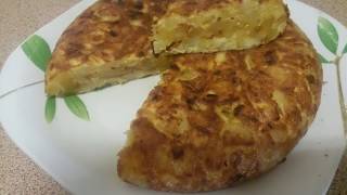 Tortilla de patatas con cebolla muy rica [upl. by Cherye722]