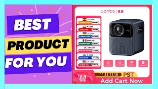 Wanbo Mozart 1 Pro Projector Android TV 110 [upl. by Bardo717]