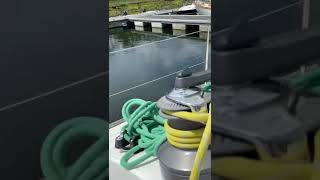 Pulling the 1st reefing line back [upl. by Quill]