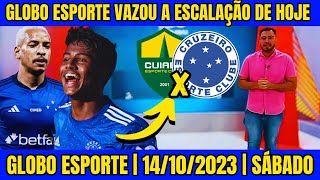 REVIRAVOLTA NA ESCALAÃ‡ÃƒO JOIA DA BASE TITULAR M PEREIRA DE VOLTA GLOBO ESPORTE MG cruzeiro [upl. by Travers905]