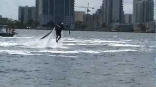 Jetpack crash Circus Ole on Miami Bay [upl. by Euqinotna]