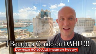 I Bought a Condo on OAHU Hawaii  Downtown Honolulu Investment Property [upl. by Strep499]