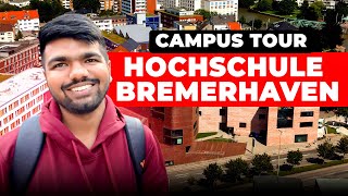 Campus Tour  Hochschule Bremerhaven by Nikhilesh Dhure study in Germany 🇩🇪 [upl. by Halli]