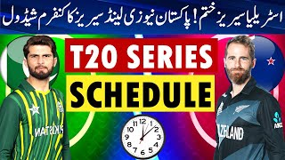 Pakistan vs New Zealand Schedule 2024  Pakistan vs New Zealand T20 Series Schedule 2024 [upl. by Gamin]