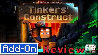 Minecraft Bedrock addon mod review Tinkers Construct [upl. by Lorenza]