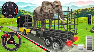 Animal Transport Truck Sim 3D  Zoo Transporter Drive 3D  Android GamePlay [upl. by Hali]