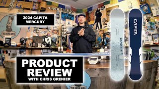 2023 CAPiTA Mercury Snowboard Review by The Bomb Hole [upl. by Hermine]