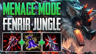 THIS GOD IS A MENACE Fenrir Jungle Gameplay SMITE Ranked Conquest [upl. by Silsbye]