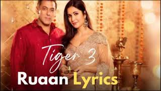 Ruaan Song Tiger 3  Salman Khan Katrina Kaif  New Song [upl. by Marmion252]