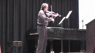 James Bergin at NEC 2010 Boston Microtonal Society 72tone violin [upl. by Wanda]