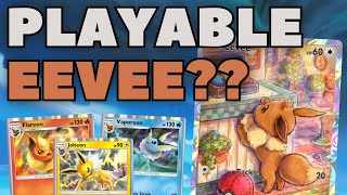 Jolteon Eevee is PLAYABLE This deck is Flippin FUN  Pokemon TCG Pocket [upl. by Aydin]