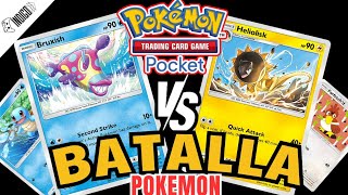 Pokemon TCG Pocket  BRUXISH VS HELIOLISK BATALLA POKEMON pokemon [upl. by Derr873]