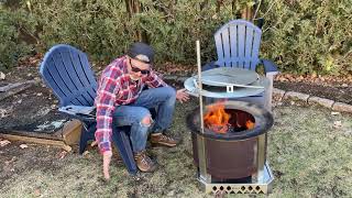 Breeo heat deflector review  the newest accessory for best smokeless fire pit on the market [upl. by Terrance411]