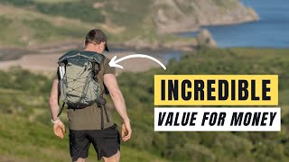 Decathlon MH500 22L Roll Top Hiking Backpack review [upl. by Ferrel]