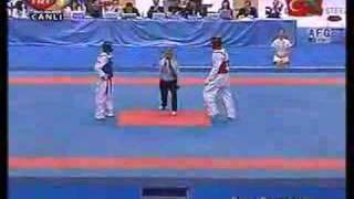 72 kg Male SEMIFINAL  TPE vs AFG 2007 Taekwondo World Championship [upl. by Catina971]