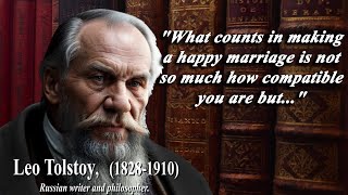 Tolstoys Wisdom  Profound Quotes To Transform Your Life [upl. by Tillfourd]