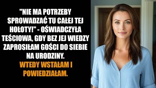 quotNIE MA POTRZEBY SPROWADZAĆ TU CAŁEJ TEJ HOŁOTYquot  OŚWIADCZYŁA TEŚCIOWA GDY BEZ JEJ WIEDZY [upl. by Parrott889]