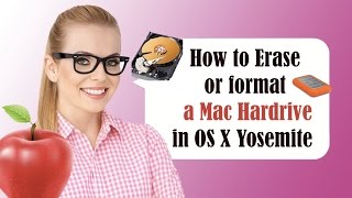 How to Easily Erase initialize or Format a Apple Mac OS X Hard Drive 2015  10102 [upl. by Nahsez]