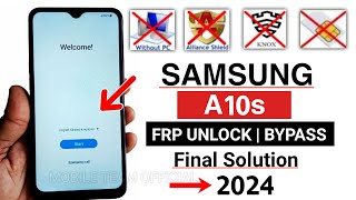 Samsung A10s SMA107F Frp Bypass Android 1011 Without PC  Google Account Unlock Samsung A10s [upl. by Irtimd556]