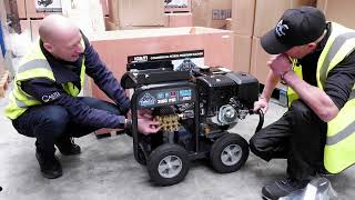 Kiam Gorilla Power® Petrol Pressure Washer Unboxing with Jonathan amp Dave [upl. by Akiemat]