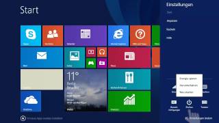 Windows 81 Flugmodus ein und wieder ausschalten [upl. by Ecirehc654]