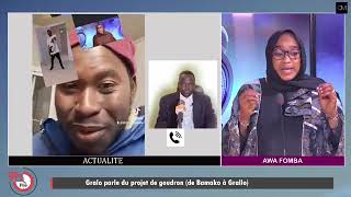 OM TV  9hpile  Gralo parle du projet de goudron de Bamako à Grallo [upl. by Kcired]