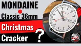 Mondaine Classic 36mm The Real Deal at Christmas [upl. by Llerdna]