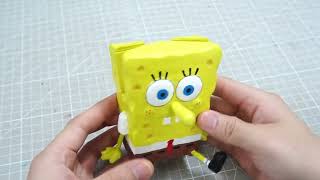 Make a woodcarving of SpongeBob SquarePants [upl. by Ravo]