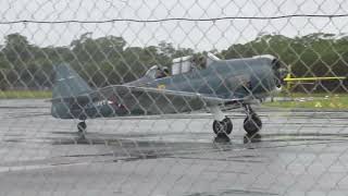 T6 Texan in Caloundra Aerodrome [upl. by Natsrik]