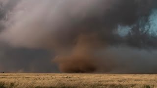 Dimmitt Texas Area Tornado Warning  Storm Chasing Footage 9212024 BB [upl. by Nosreh]