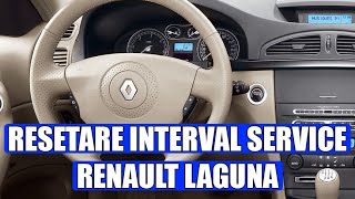 Resetare interval service  ulei Renault Laguna in 4 pasi simpli [upl. by Esac]