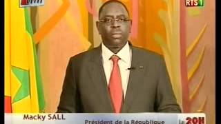 Premier discours de Macky Sall à la Nation [upl. by Huberty]