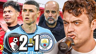 MAN CITY LOSE 21 TO BOURNEMOUTH REACTION [upl. by Bron]