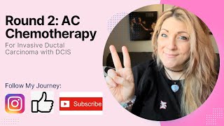 Round 2 AC Chemo Vlog  Side Effects  Hair Loss  Breast Cancer  Invasive Ductal Carcinoma DCIS [upl. by Maples]