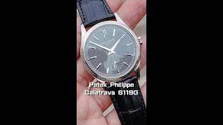 Shorts 17 Patek Philippe Calatrava 6119G001 White Gold [upl. by Suzie]