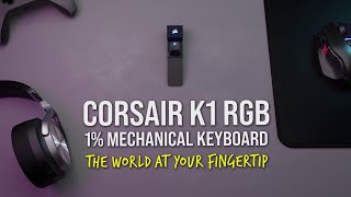 CORSAIR K1 RGB  The World’s Smallest High Performance Mechanical Gaming Keyboard [upl. by Atsed781]