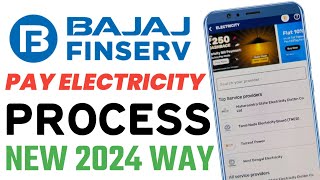 How to pay electricity bill from Bajaj Finserv  bajaj finance electricity bill pay process [upl. by Odnala]