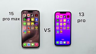 iPhone 15 pro max vs iPhone 13 Pro speed test [upl. by Ardnohs836]