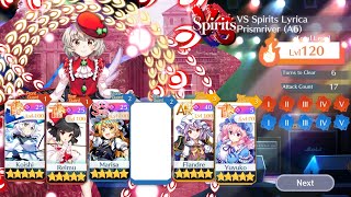 Touhou LostWord  VS Divergent Spirits Lyrica PrismriverA6 LvL 120 Clear [upl. by Akeyla]