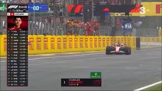 Italian commentators react to Leclercs victory in Monza  🇮🇹 [upl. by Munroe922]