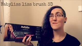 Minocchio testar  Babyliss liss brush 3D  Plattborste [upl. by Bella]