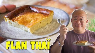 Flan thaï au lait de coco  Recette facile  Le Riz Jaune [upl. by Burkley]