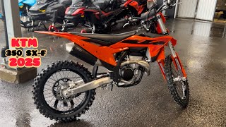 KTM 350 SXF 2025 😍first start new KTM SXf 2025 [upl. by Yraccaz]