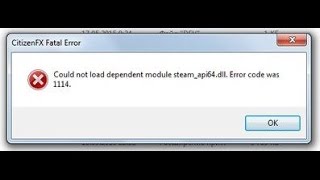 GTA 5 CitizenFX FiveM Fatal Error steamapi64dll  решение [upl. by Laraine282]