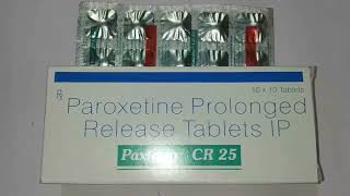 paxidep cr 25 hindiparoxetine hydrochloride 25 mg [upl. by Calandria]