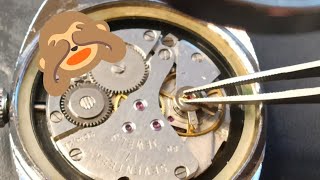 Novice services incabloc jewel on vintage Sekonda watches Great success 😁 then total failure 🤦 [upl. by Utley]