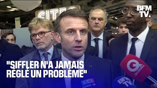 Le point presse dEmmanuel Macron à lissue du premier jour du Salon de lagriculture [upl. by Dani]