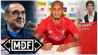 FABINHO ficha con LIVERPOOL SARRI dirigirá al CHELSEA y más rumores  Mercado de Fichajes [upl. by Ahseel]