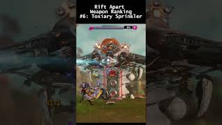 Rift Apart Weapon Ranking 6 Toxiary Sprinkler ratchetandclankriftapart ranking games [upl. by Myrta570]