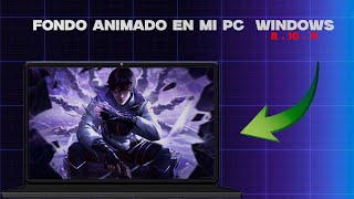 Como poner fondos  animados  en tu pc [upl. by Caprice877]